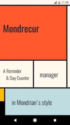 Mondrecur - Reminder & Day Counter Manager android App screenshot 4